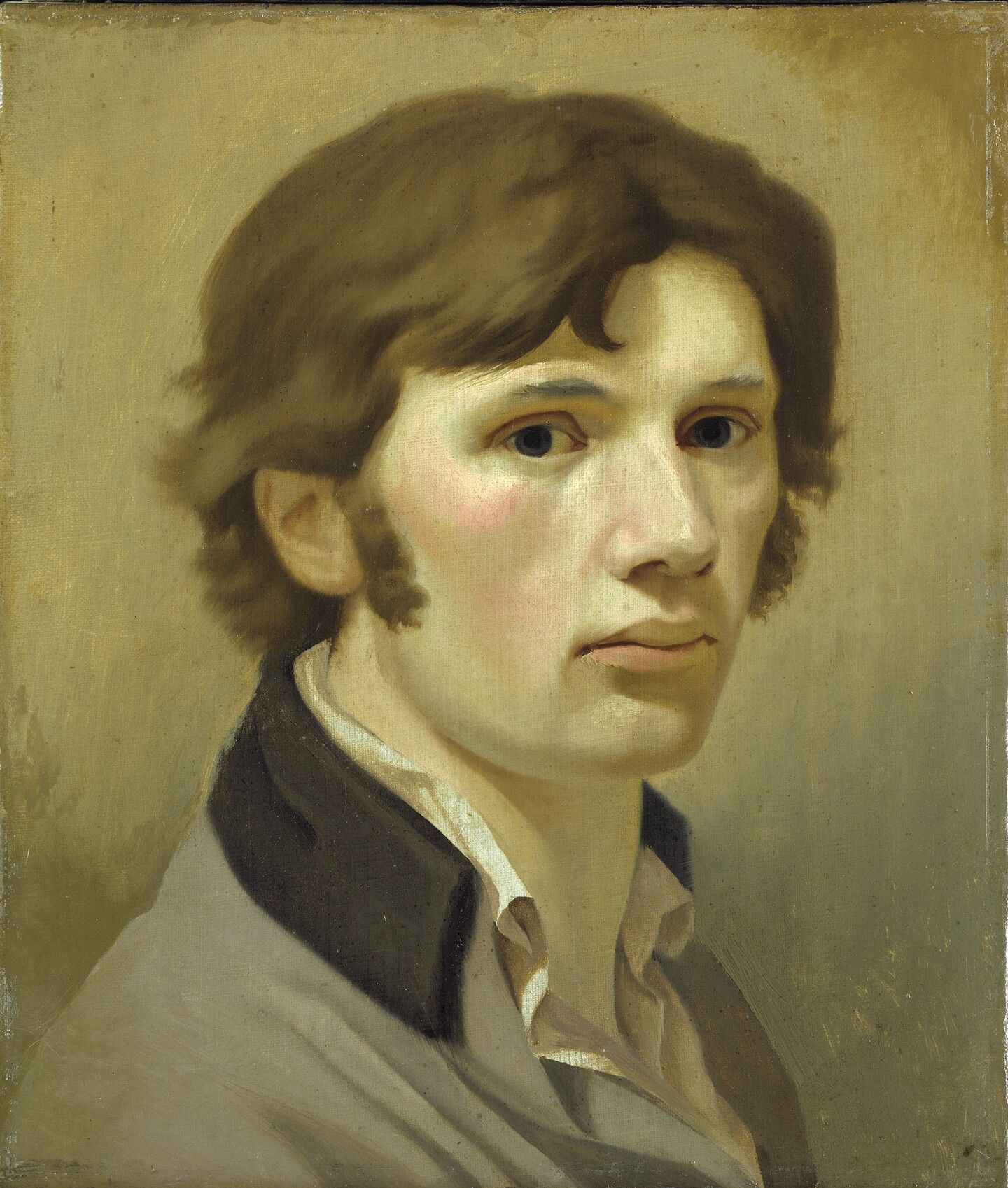 Philipp Otto Runge Selbstbildnis mit braunem Kragen, um 1802 © Hamburger Kunsthalle / bpk Foto: Elke Walford