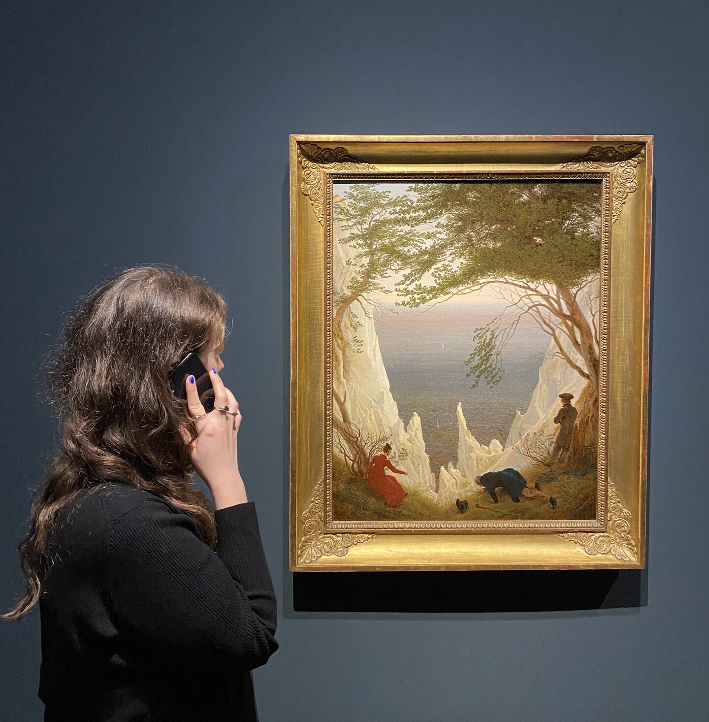 In der Caspar David Friedrich Ausstellung mit Audio-Guide, Foto: Hamburger Kunsthalle