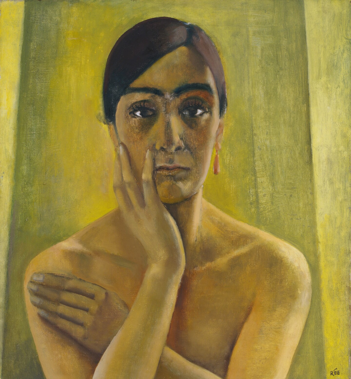 Anita Rée, Selbstbildnis, 1930 Öl auf Leinwand, 66 x 60,8 cm Hamburger Kunsthalle, Foto: Elke Walford