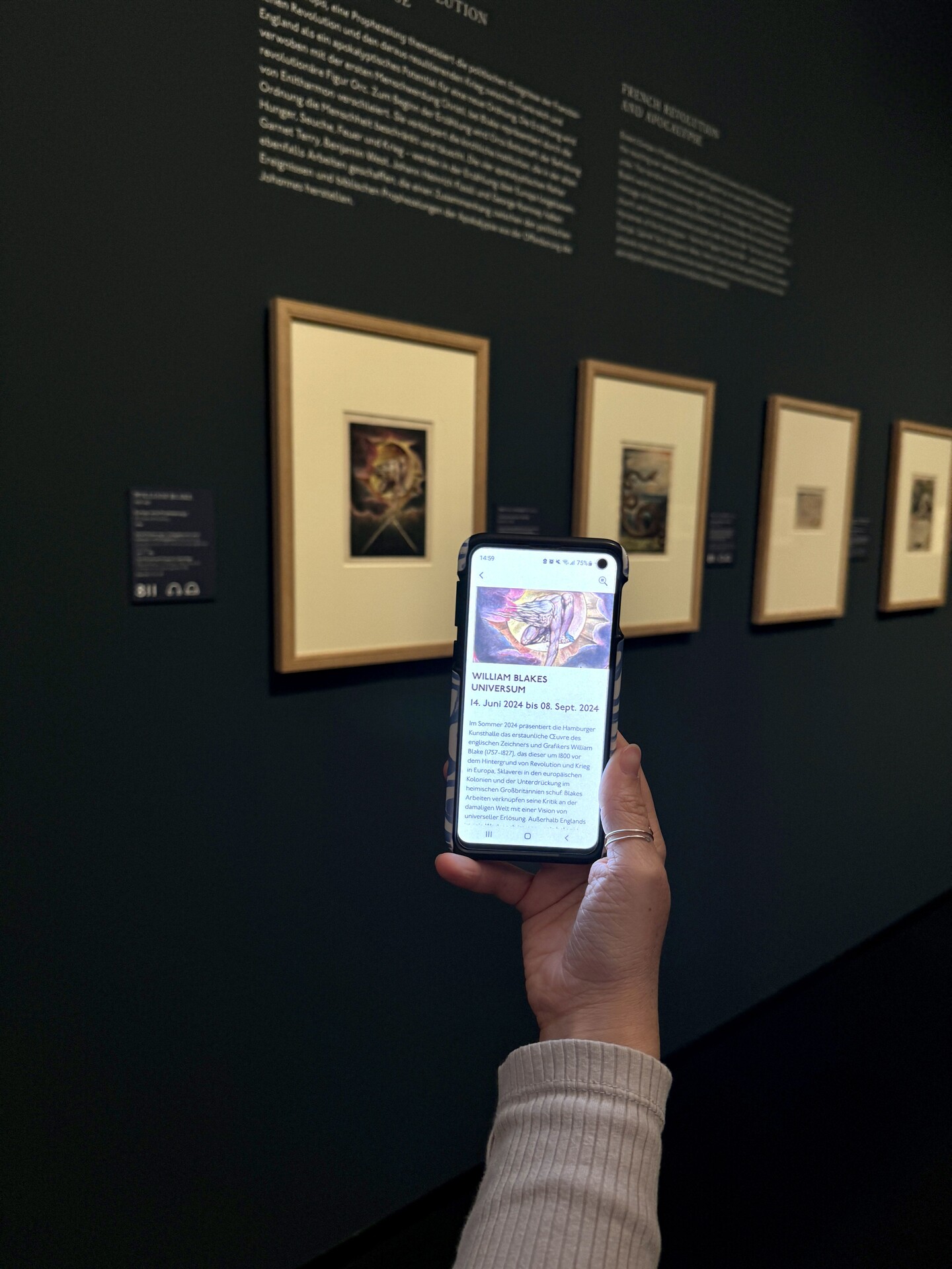 Hamburger Kunsthalle App, Audioguide zu William Blake