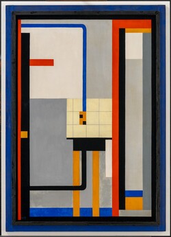 Louise (Lou) Loeber (1894-1983), Spülstein 1, Öl auf Malpappe, Hamburger Kunsthalle / bpk Foto: Elke Walford