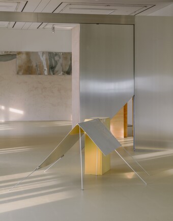 Thea Djordjadze (*1971), Installationsansicht EDI HILA | THEA DJORDJADZE, Hamburger Kunsthalle, Hamburg, 2025, © Thea Djordjadze / VG Bild-Kunst, Bonn 2025, Foto: Simon Menges Thea Djordjadze (*1971), Installationsansicht EDI HILA | THEA DJORDJADZE, Hamburger Kunsthalle, Hamburg, 2025, © Thea Djordjadze / VG Bild-Kunst, Bonn 2025, Foto: Simon Menges