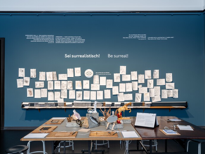 Hamburger Kunsthalle, Päd. Angebot in der Ausstellung REDEZVOUS DER TRÄUME, Foto: Fred Dott