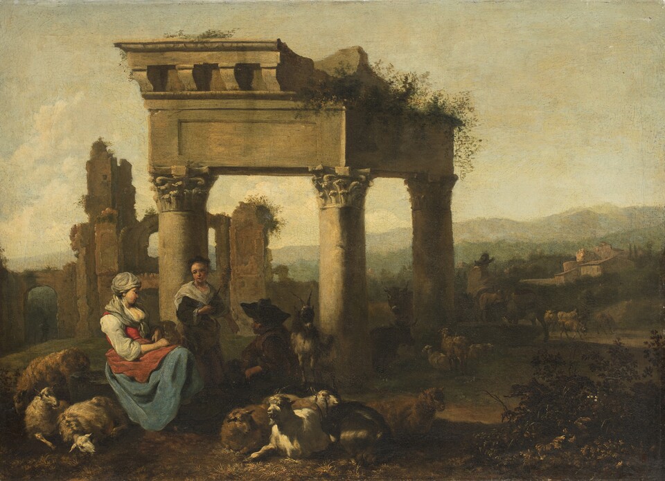 Unbekannter Künstler	Ruinenlandschaft	o. J.	Öl auf Leinwand	65 x 90 cm	FB 40 Unbekannter Künstler	Ruinenlandschaft	o. J.	Öl auf Leinwand	65 x 90 cm	FB 40