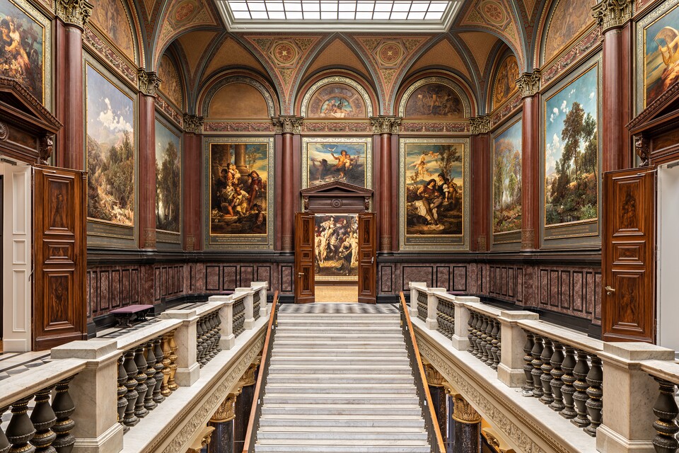 Treppenhaus in der Lichtwarkgalerie der Hamburger Kunsthalle © Hamburger Kunsthalle, Foto: Fred Dott Treppenhaus in der Lichtwarkgalerie der Hamburger Kunsthalle © Hamburger Kunsthalle, Foto: Fred Dott