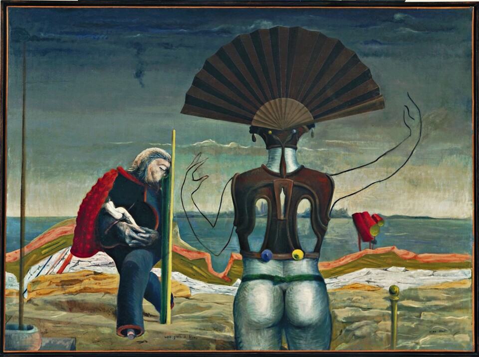 Max Ernst (1891-1976), Weib, Greis und Blume, Paris 1923, Eaubonne 1924