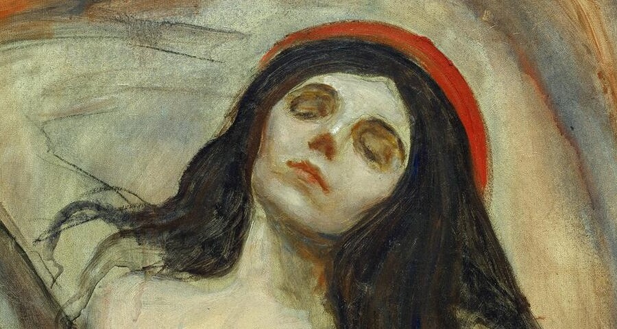 Edvard Munch (1863-1944), Madonna, Öl auf Leinwand, 90 x 71 cm, Hamburger Kunsthalle, Dauerleihgabe der Stiftung Hamburger Kunstsammlungen, erworben 1957, Foto: Elke Walford