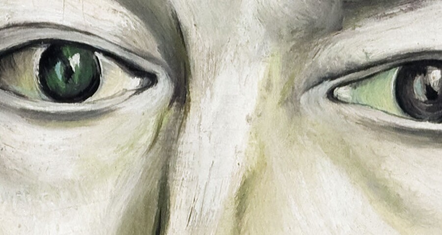 Victor Brauner (1903–1966) Porträt von André Breton (Portrait d'André Breton) Victor Brauner (1903–1966) Porträt von André Breton (Portrait d'André Breton)