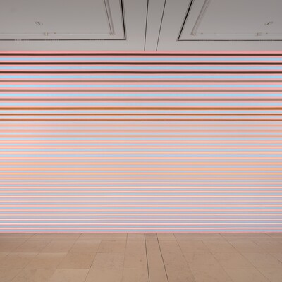 Puppies Puppies (Jade Guanaro Kuriki-Olivo), Raquel Willis Black Trans Flag Tribute • Fenty Make-up Foundation Shades • Sol LeWitt • Bridget Riley • Instructional Wall Painting, 2025,  Acryl auf Wand Hamburger Kunsthalle, erworben 2025, Foto: Christoph Irrgang Puppies Puppies (Jade Guanaro Kuriki-Olivo), Raquel Willis Black Trans Flag Tribute • Fenty Make-up Foundation Shades • Sol LeWitt • Bridget Riley • Instructional Wall Painting, 2025,  Acryl auf Wand Hamburger Kunsthalle, erworben 2025, Foto: Christoph Irrgang