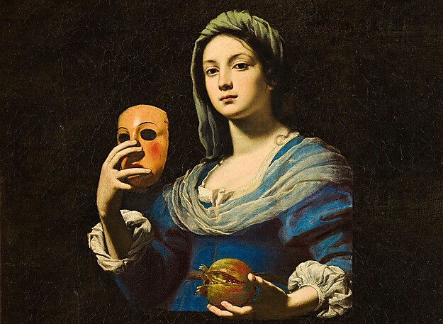 Lorenzo Lippi_Frau mit Maske_ Lorenzo Lippi_Frau mit Maske_