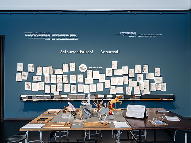 Hamburger Kunsthalle, Päd. Angebot in der Ausstellung RENDEZVOUS DER TRÄUME, Foto: Fred Dott